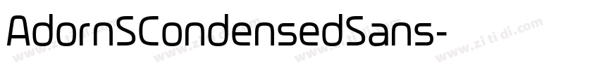 AdornSCondensedSans字体转换