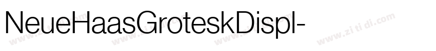NeueHaasGroteskDispl字体转换 NeueHaasGroteskDispl字体转换
