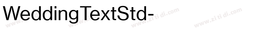 WeddingTextStd字体转换 WeddingTextStd字体转换