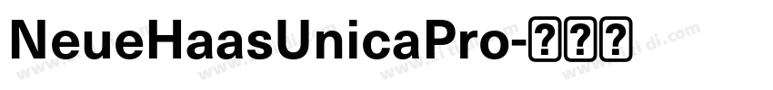 NeueHaasUnicaPro字体转换 NeueHaasUnicaPro字体转换