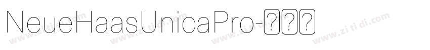 NeueHaasUnicaPro字体转换 NeueHaasUnicaPro字体转换