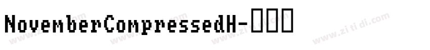 NovemberCompressedH字体转换