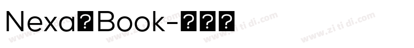 Nexa一Book字体转换
