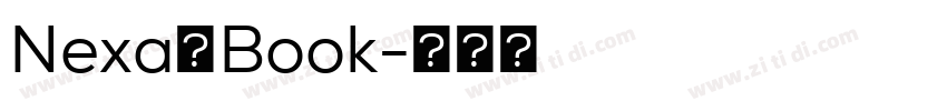 Nexa一Book字体转换