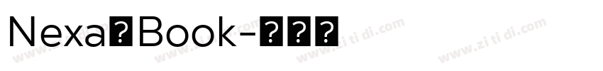 Nexa一Book字体转换