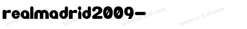 RealMadrid2009字体转换