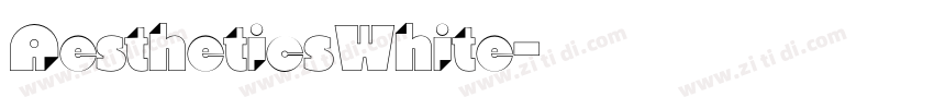 AestheticsWhite字体转换