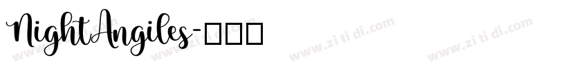 NightAngiles字体转换
