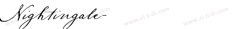 Nightingale字体转换