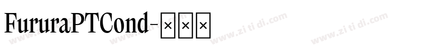 FururaPTCond字体转换