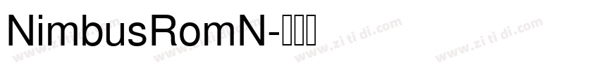 NimbusRomN字体转换