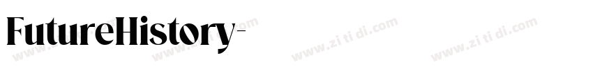 FutureHistory字体转换