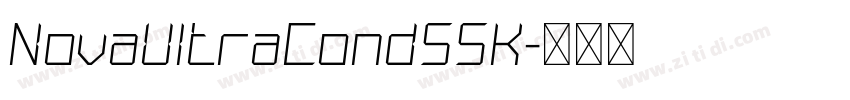 NovaUltraCondSSK字体转换 NovaUltraCondSSK字体转换