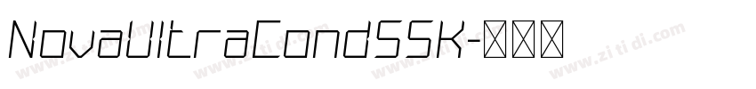 NovaUltraCondSSK字体转换 NovaUltraCondSSK字体转换