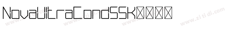 NovaUltraCondSSK字体转换 NovaUltraCondSSK字体转换