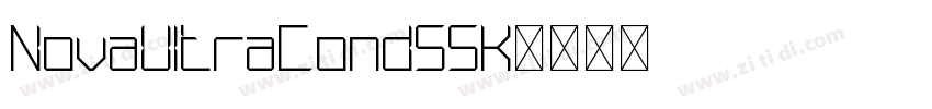 NovaUltraCondSSK字体转换 NovaUltraCondSSK字体转换