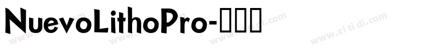 NuevoLithoPro字体转换