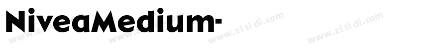 NiveaMedium字体转换