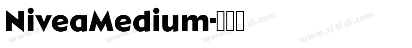NiveaMedium字体转换