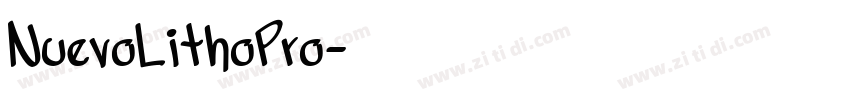 NuevoLithoPro字体转换