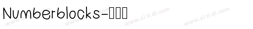 Numberblocks字体转换