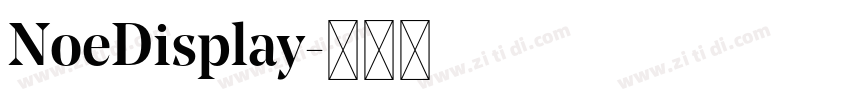 NoeDisplay字体转换