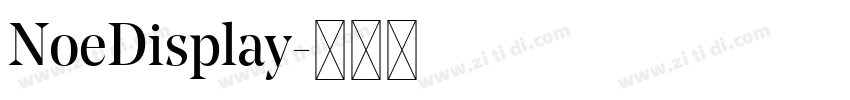 NoeDisplay字体转换