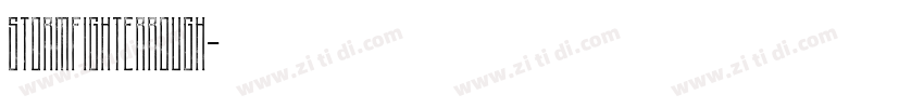StormFighterRough字体转换