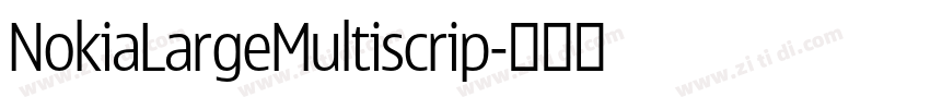 NokiaLargeMultiscrip字体转换 NokiaLargeMultiscrip字体转换