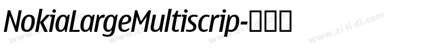 NokiaLargeMultiscrip字体转换 NokiaLargeMultiscrip字体转换