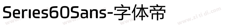 Series60Sans字体转换 Series60Sans字体转换