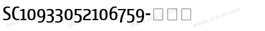 SC10933052106759字体转换