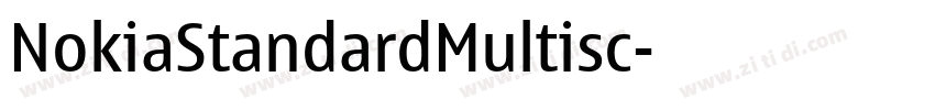 NokiaStandardMultisc字体转换 NokiaStandardMultisc字体转换
