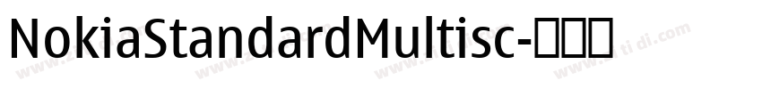NokiaStandardMultisc字体转换 NokiaStandardMultisc字体转换