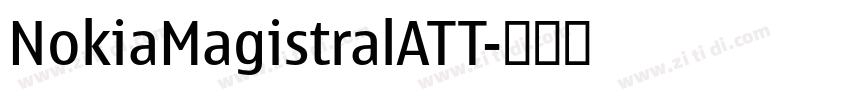 NokiaMagistralATT字体转换