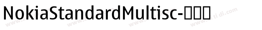 NokiaStandardMultisc字体转换 NokiaStandardMultisc字体转换