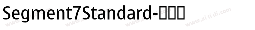 Segment7Standard字体转换