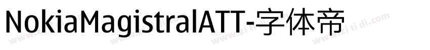 NokiaMagistralATT字体转换