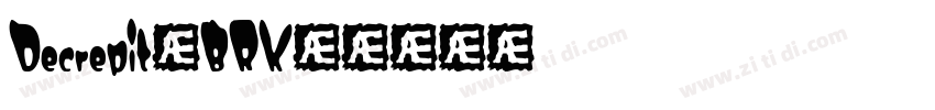 Decrepit(BRK)字体转换