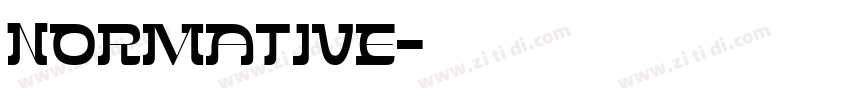 Normative字体转换 Normative字体转换
