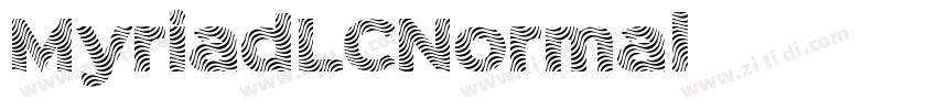 MyriadLCNormal字体转换