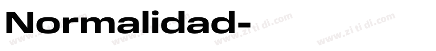 Normalidad字体转换 Normalidad字体转换
