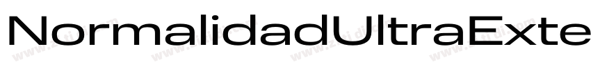 NormalidadUltraExten字体转换