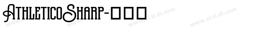 AthleticoSharp字体转换