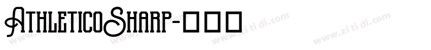 AthleticoSharp字体转换