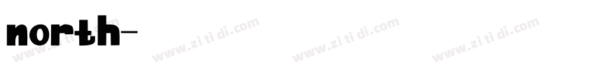north字体转换