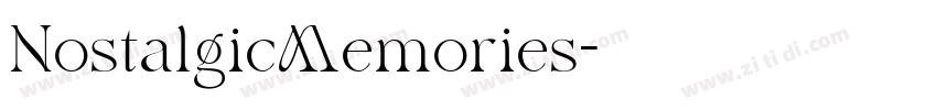 NostalgicMemories字体转换 NostalgicMemories字体转换
