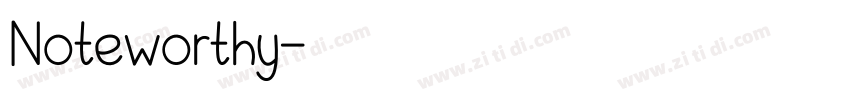 Noteworthy字体转换