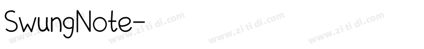 SwungNote字体转换