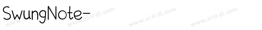 SwungNote字体转换